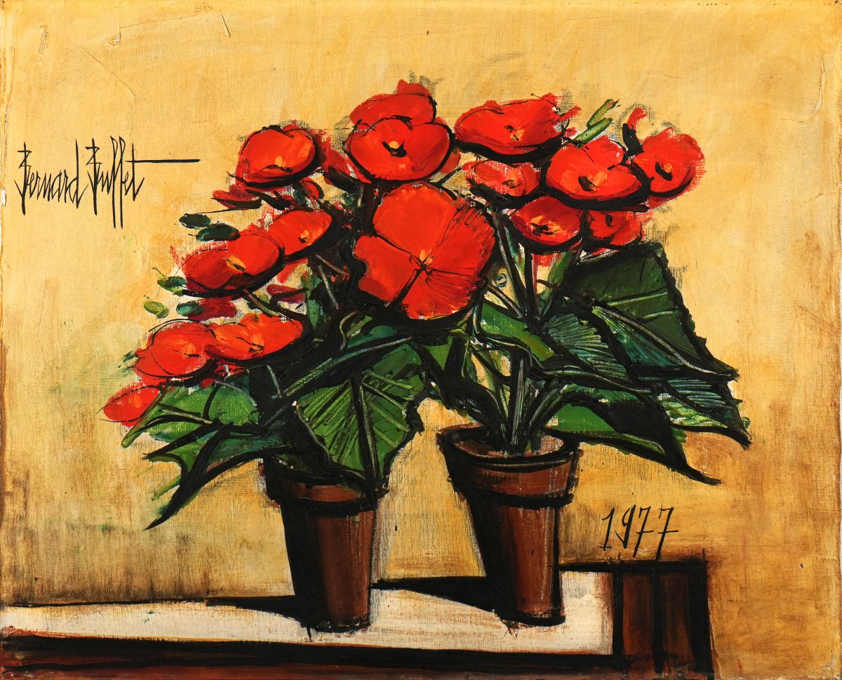 Bernard Buffet, Deux bégonias rouges