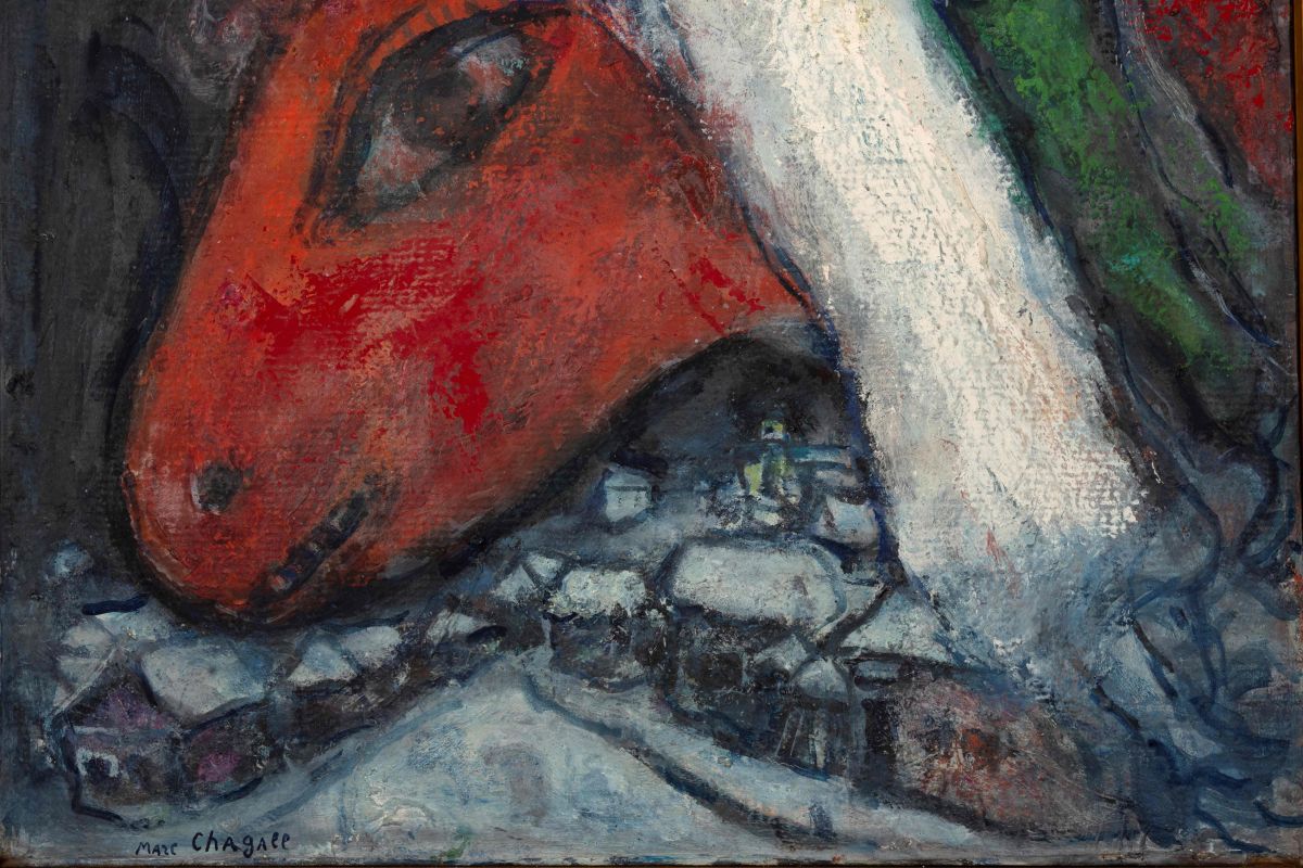 Marc Chagall Les amoureux de Vitebsk. 1959