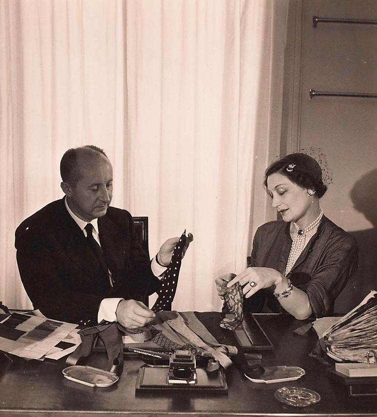 Mitzah Bricard et Christian Dior
